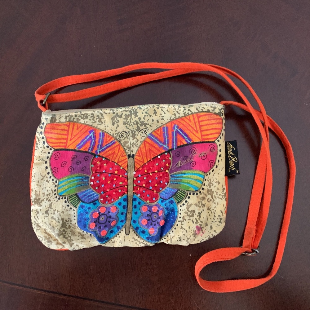Laurel Burch small beaded Crossbody